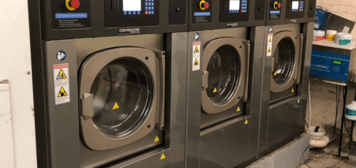 Laundromat Operating at Maximum Cycle Speed