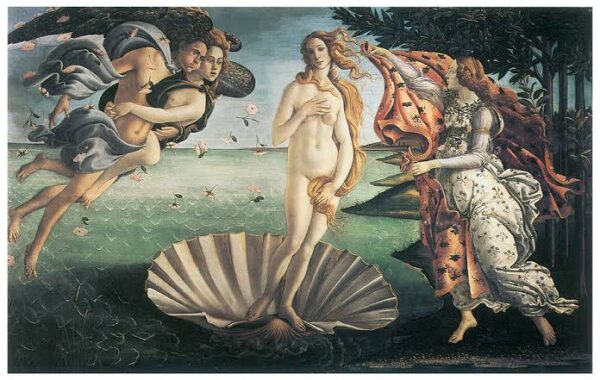 Birth of Venus, Sandro Botticelli